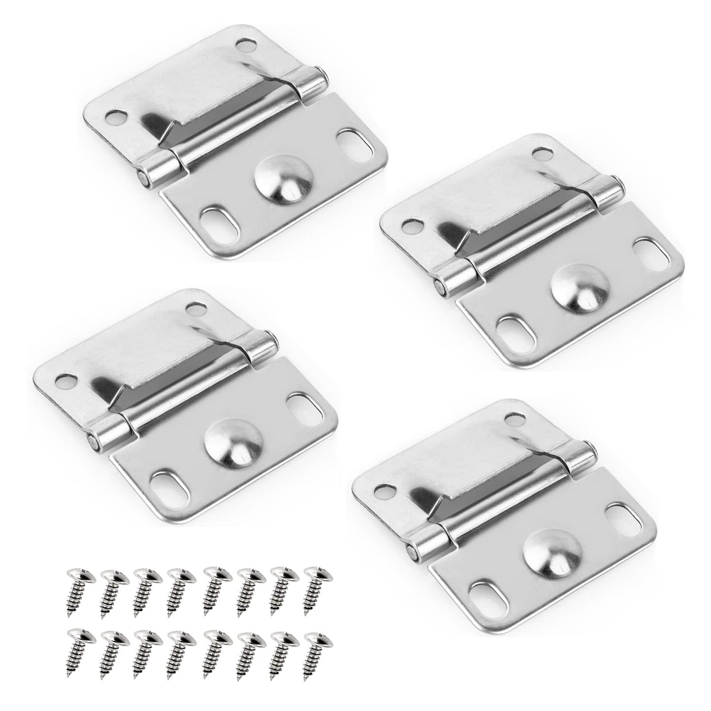 Alocs Cooler Hinges Replacement for Coleman, Stainless Steel Camping Coolers Accessories Replaces Coleman Ice Chest Hinges 5250 5286b 6262 6270 6286 5235 (4 Pack)