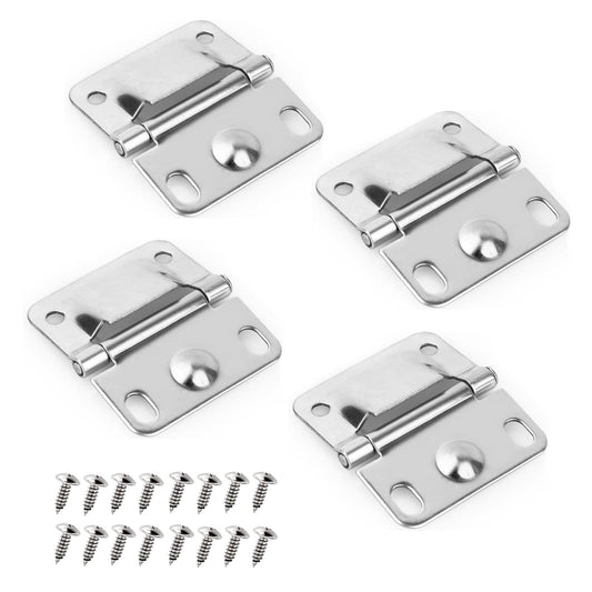 Alocs Cooler Hinges Replacement for Coleman, Stainless Steel Camping Coolers Accessories Replaces Coleman Ice Chest Hinges 5250 5286b 6262 6270 6286 5235 (4 Pack)
