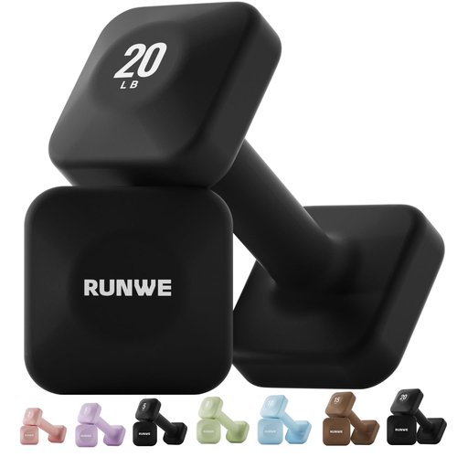 Personalized 20LB Dumbbell Set of 2, 2025 Latest Cast Iron Frosted Hand Weight, 2 In 1 Square Dumbbells and Push Up Bar, Elevate Your Home Gym Aesthetic (Sold in One Pair Not All Sets)