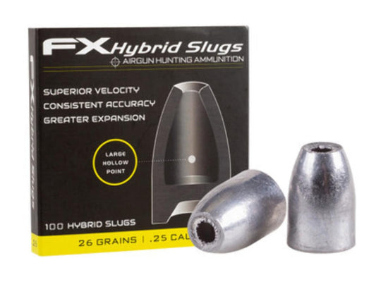 Fx Airguns FX Hybrid Slug Airgun Hunting Ammunition .25 26