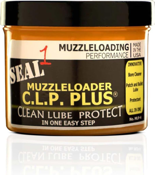 Muzzleloader CLP Plus - Firearm Cleaning Oil, Lubricant & Protectant | Bore Cleaner Supplies & Bio-Based Paste - 4oz