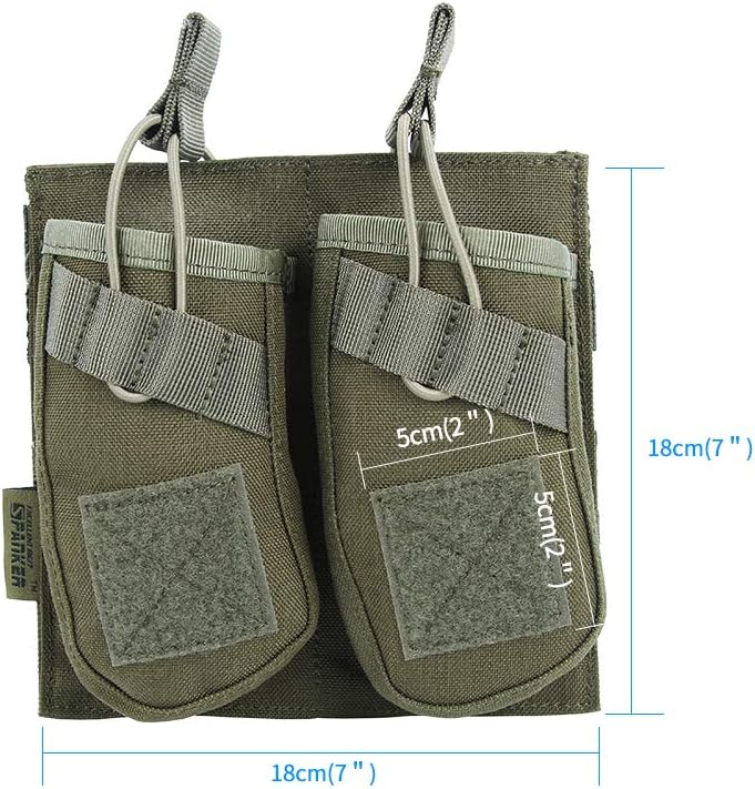 EXCELLENT ELITE SPANKER Single/Double/Triple Open Top Molle Mag Pouch AK Magazine Pouch for AK47 AK74 AR-15 Pmags Magazine