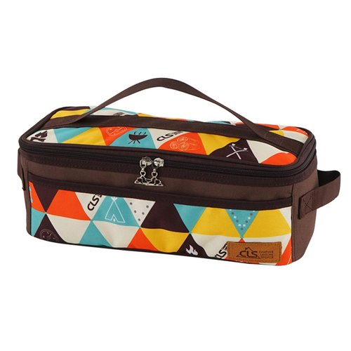 OHAOLYLE Camping Utensils Organizer Bag Travel Cooking Storage Bag Large Capacity Flatware Cutlery Bag Wash Bag for Travel Picnic BBQ