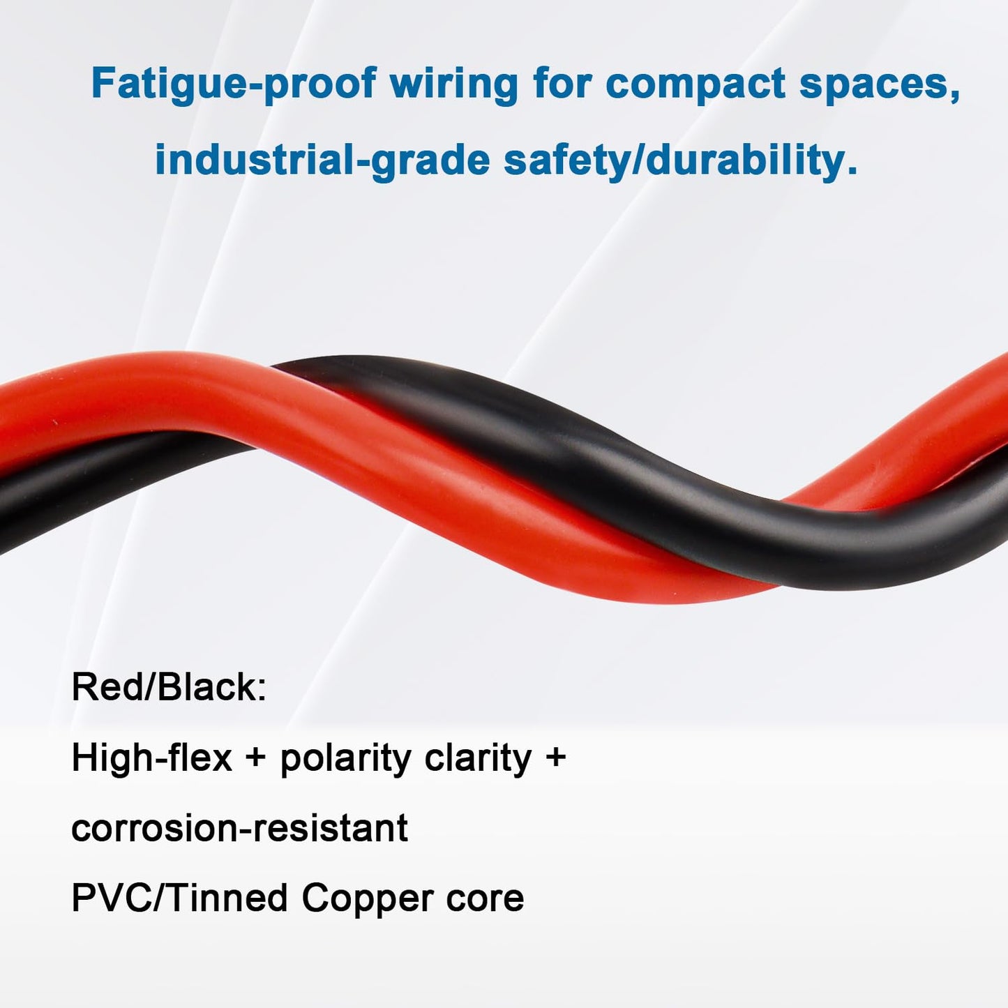 4 Gauge Marine Wire, 4 AWG Tinned Copper Electrical Wire, Boat Cable for Automotive, Solar, Car Audio, Trailer, Camper & Marine Wiring(4 AWG, 10FT Red + 10FT Black)
