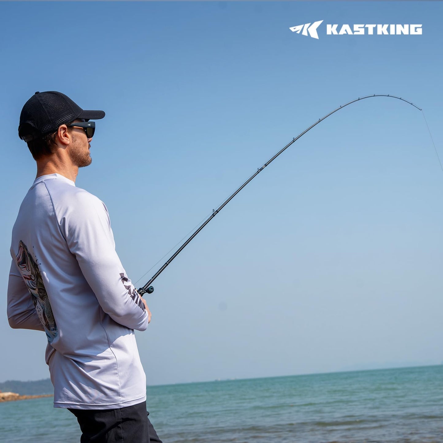 KastKing Verus Performance Spinning & Casting Fishing Rod with Extra Tip, Lightweight KastFlex IM6 Graphite, FazLite Rings Guides, EVA Grip, PTS Power Transition System, Cast, 6'6", M