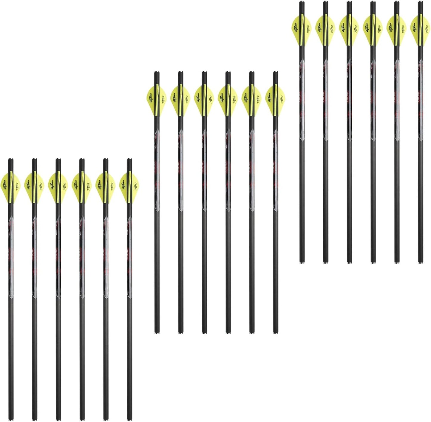Excalibur Quill 16.5" 250 Grain Crossbow Arrows for Use Twinstrike and Micro Series Crossbows - Choose Carbon or Illuminated Carbon Options