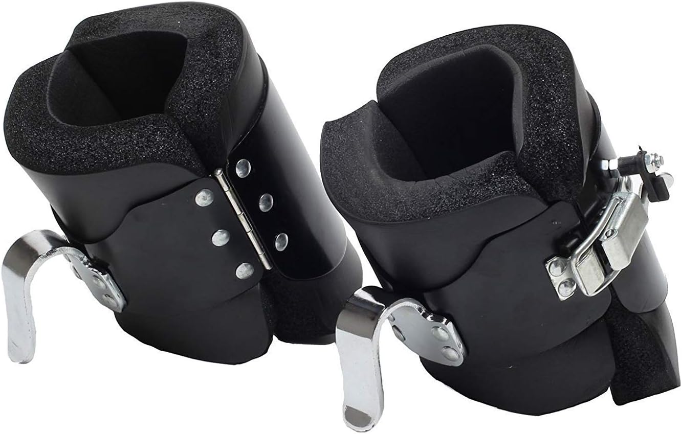 Sutekus Anti Gravity Inversion Boots - For Ab Crunch, Abdominal Sit Up, Hooks Bar Therapy, Core Gym Fitness Exerciser