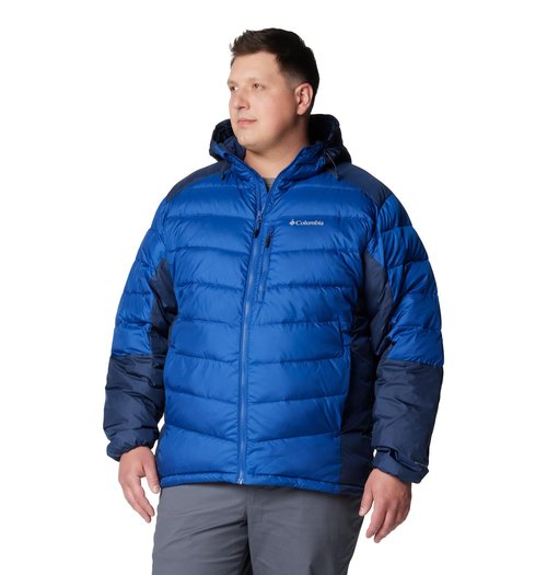 Columbia Men's Labyrinth Loop II Hooded Jacket, Mountain Blue/Collegiate Navy, X-Large