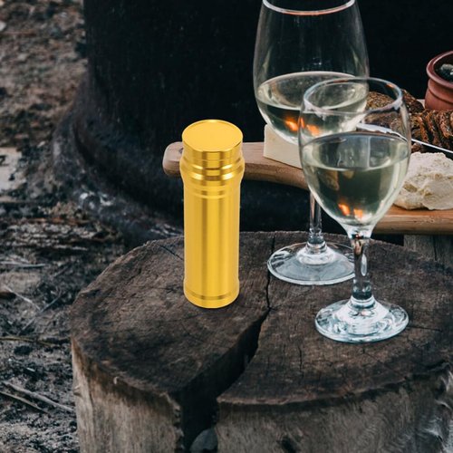 POPETPOP 2pcs Portable Mini Alcohol Burner Lamp Stainless Steel Heating Alcohol Lamp for Outdoor Camping Compact and Lightweight Heater for Science Experiments and Home Use