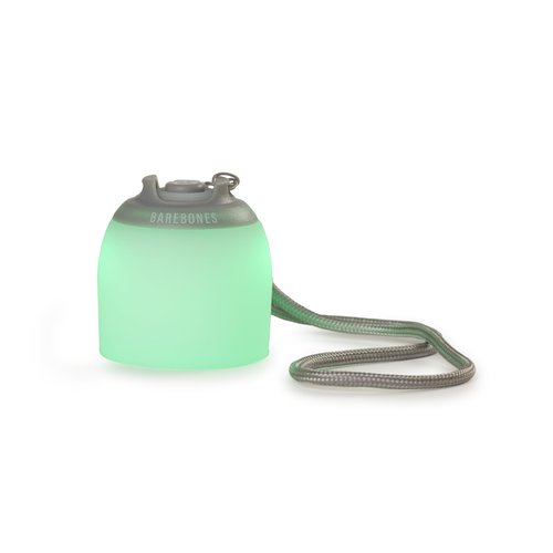 Barebones Multi-Color Mini Light - Compact Rechargeable LED Lantern with Magnetic Base, Silicone Lens, and 8" Lanyard for Camping, Backpacking, and Outdoor Adventures