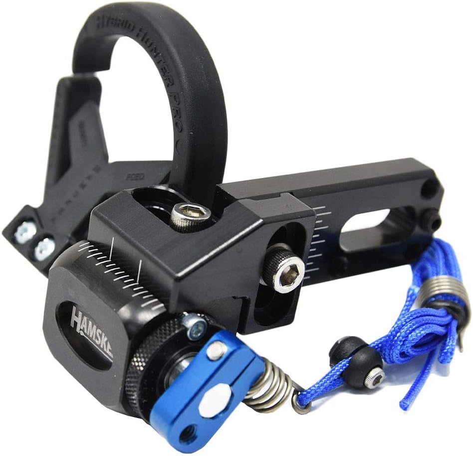 HAMSKEA ARCHERY SOLUTIONS Hybrid Hunter Pro Micro Tune/Drop Away Recurve Compound Arrow Rest for Bowhunting