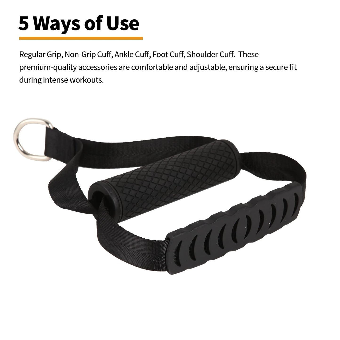 5-Way Hand-Grip for Bowflex、compatible with any BowFlex home gym equipped with power rods.