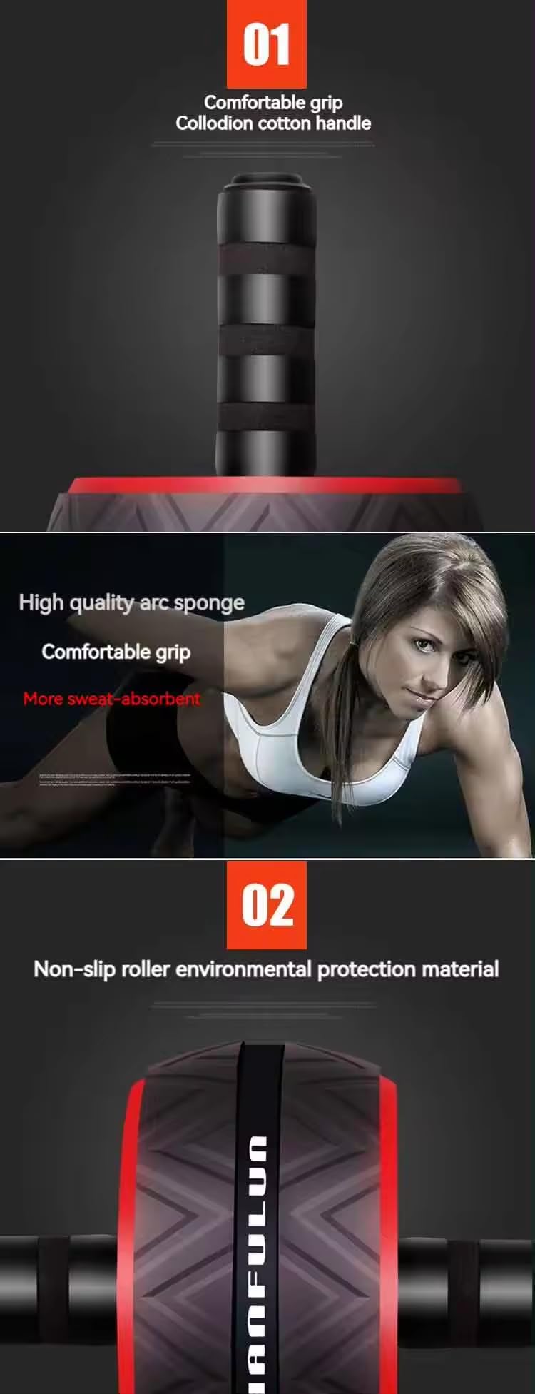 Ab Roller Wheel for Core & Abdominal Workout – Fitness Equipment for Men & Women, Home Gym Exercise Wheel with Knee Pad – Strength Training Gear for Abs & Core