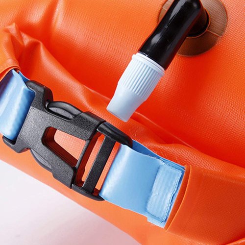 Swim Buoy Dry Bag Swim Safety Float Keep Gear Dry Swim Buoy Float for Open Water, Boating Kayaking Fishing Rafting Swimming Training and Camping