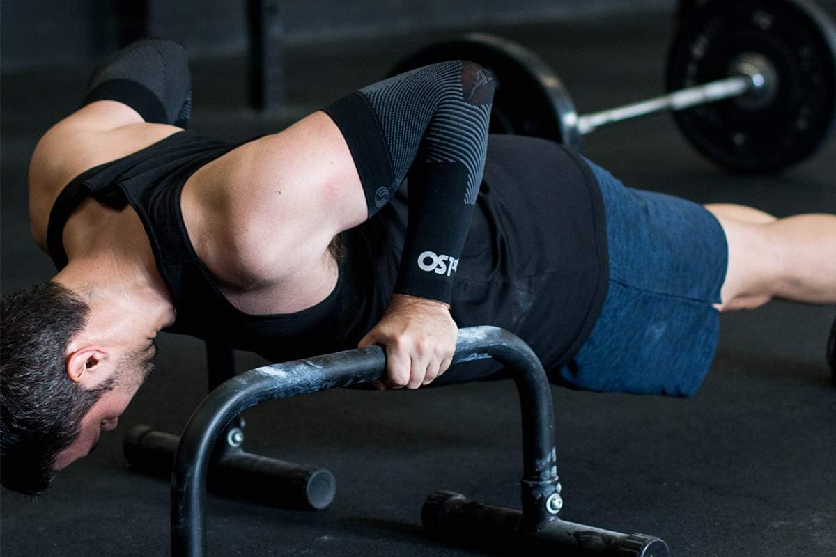 OS1st AS6 Compression Arm Sleeves – UPF 50+ Sun Protection, Cooling, Muscle Recovery & Support for Sports and Outdoor