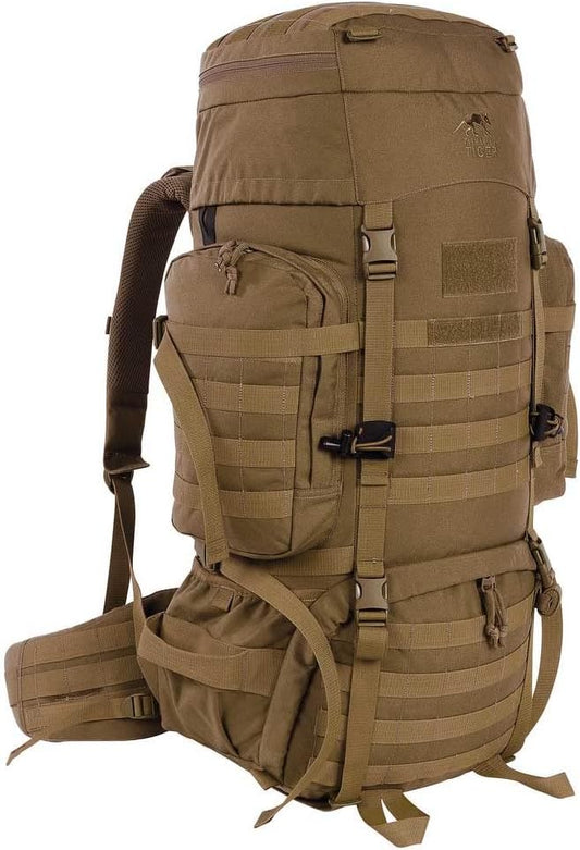 Tasmanian Tiger MKIII Tactical Backpack - 52L with MOLLE System & Detachable Hip Strap, Black