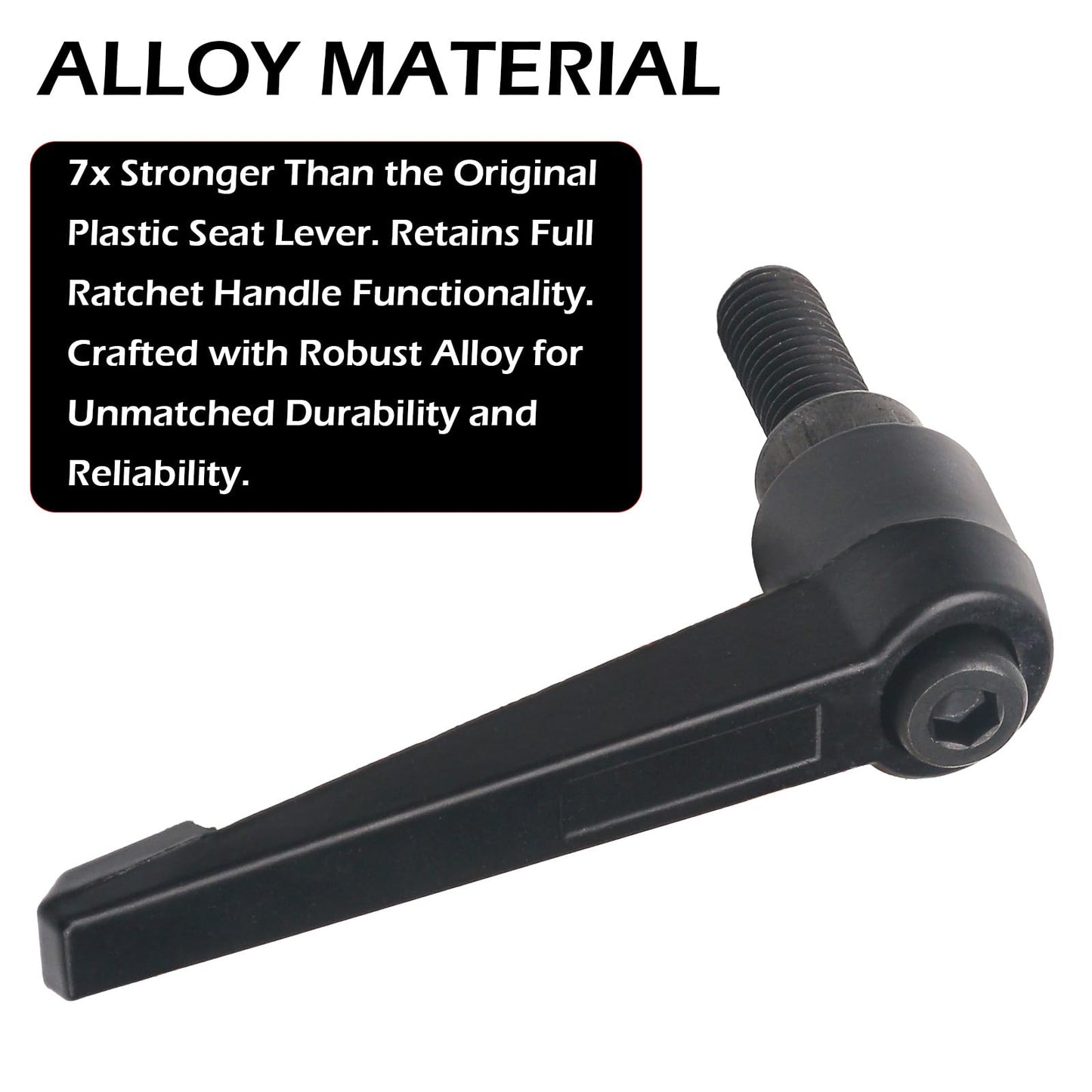 Exercise Bike Seat an Handle Height bar Adjustment Lever for Peloton Bike Replacement Parts, Adjustable Alloy L-Handle Accessories -2 Pack