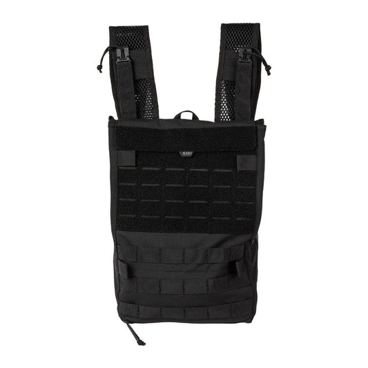 5.11 Tactical Water Hydration Carrier Pouch Backpack Attachment, PC Convertible, Black, Style 56665ABR
