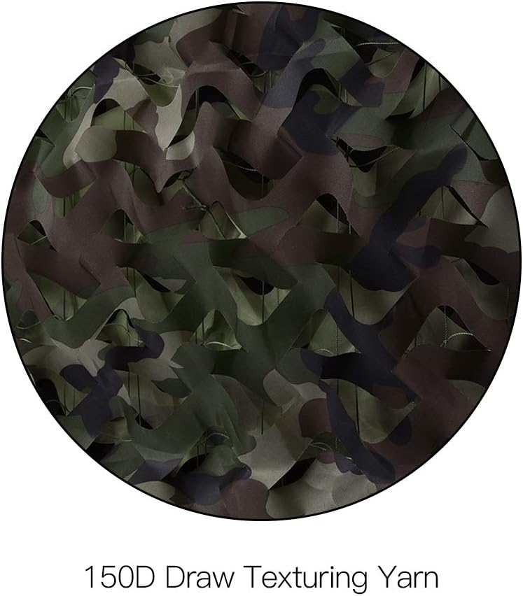 HYOUT Camo Netting Camouflage Net Bulk Roll for Hunting Blinds Ghillie Sunshade, Camping, Military Party Decoration