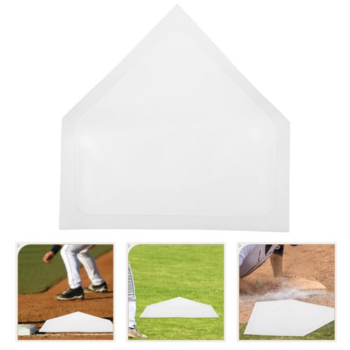 Baluue Baseball Home Plate Training Mat, TPE Material,16.53" X 16.14", Improve Pitching Accuracy and Strength, Indoor & Outdoor Baseball Training Equipment for Play