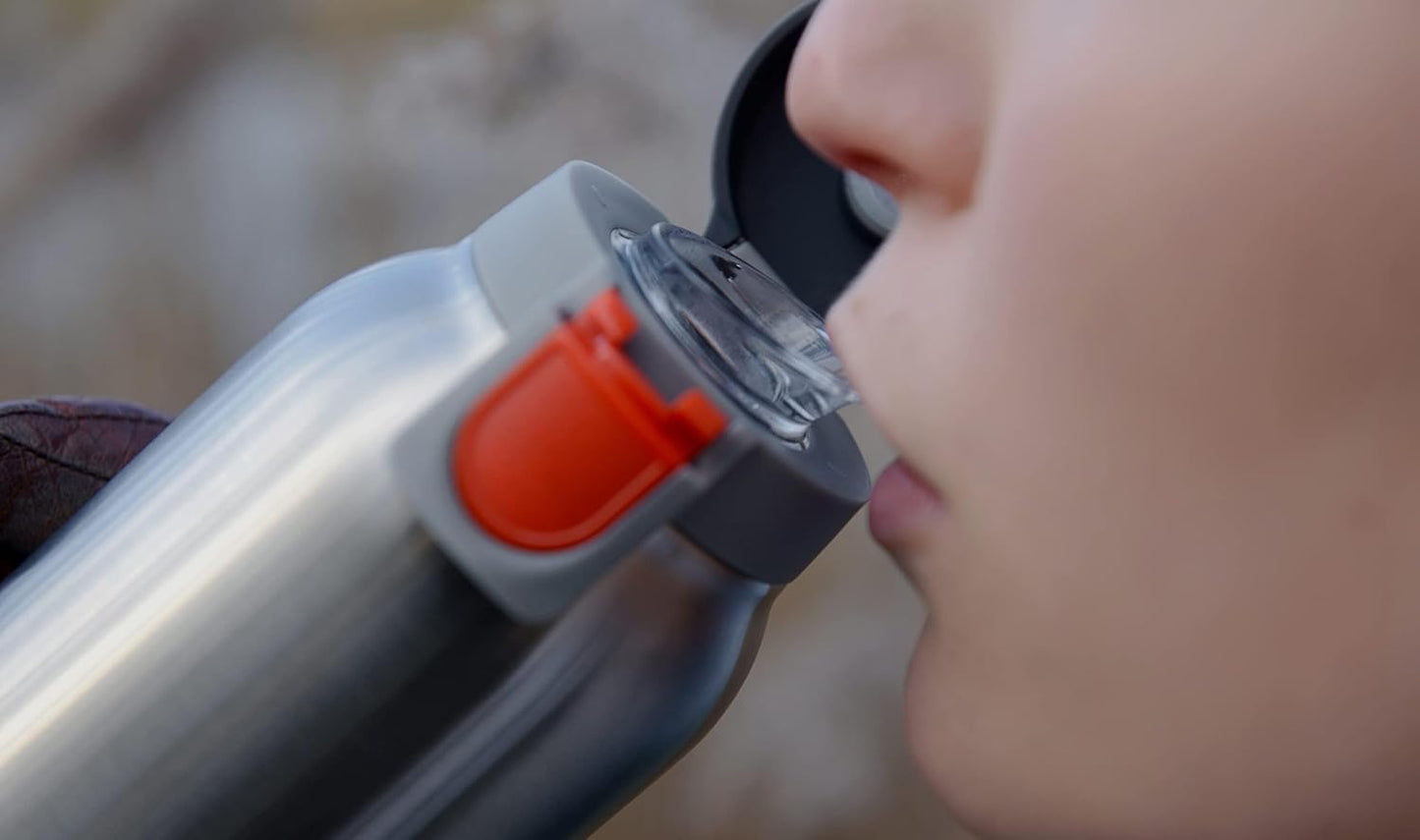 SIGG - Hot & Cold One Top - Compatible Thermo Flask Hot & Cold Bottles - Leakproof - Dishwasher Safe - BPA Free - Grey
