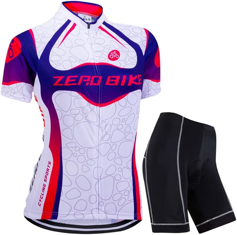 ZEROBIKE® Women's Short Sleeve Cycling Jersey Jacket Cycling Shirt Quick Dry Breathable Mountain Clothing Bike Top