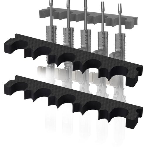 Poskad Foam Gun Rack,Rifle Rack,Gun Rest,Magnetic Barrel Rest for Gun Safe Organizer,Indoor & Outdoor Gun Racks,Gun Safe Accessories,Gifts for Hunters(2 Pack)