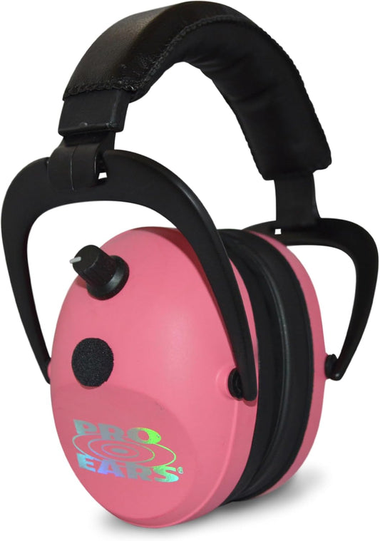 Pro Ears Gold II 26 Ear Muffs, NRR 26, Military Grade Hearing Protection w/DLSC Compression, Gel Ear Seals & Auto Shut Off
