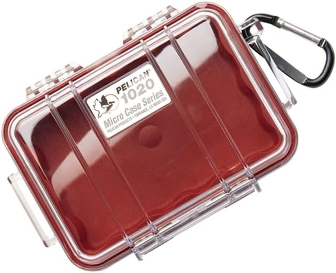 Pelican 1020 Micro Case (Black/Clear)