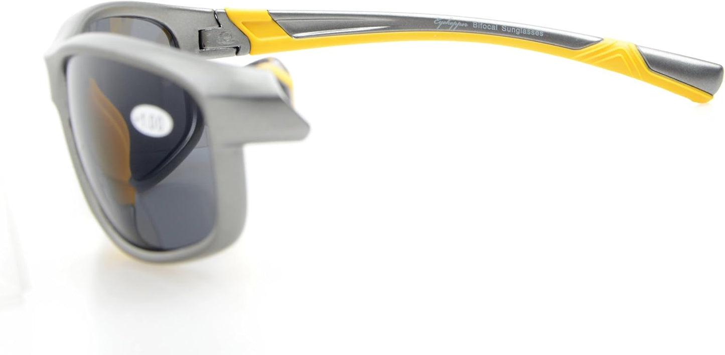 Eyekepper Sports Bifocal Sunglasses TR90 Unbreakable Outdoor Readers