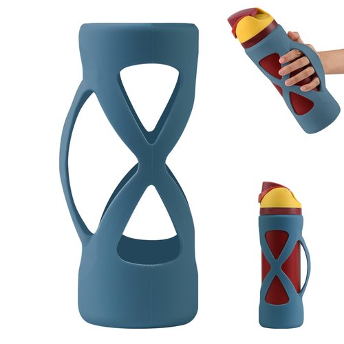 Wrap Protector Boot for Owala Water Bottle, Silicone Bottle Sleeve with Handle,Water Bottle Boot for Owala Accessories, Silicone Boot for Owala 24 Oz, Bottle Cover for Gym, Sport, Bike
