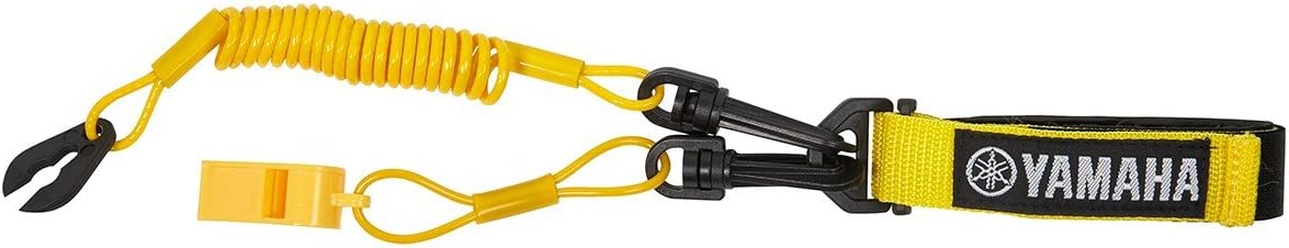 OEM Yamaha Waverunner Pro Lanyard With Whistle Yellow MWV-PROLN-YD-YL