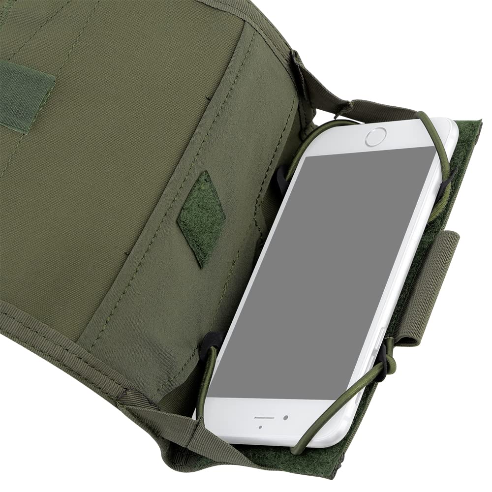 Tactical Molle Mobile Phone Pouch Military Clip Bag, Phone Case EDC Tool Bag Quick Release Design Hunting Accessories Pouch