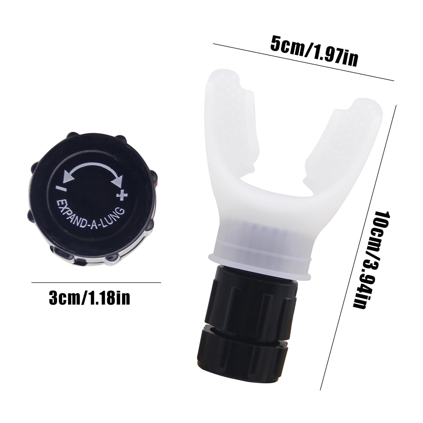 2PCS Exercise Device - Adjustable Resistance for Trainer, Exerciser Trainer for Improve Fitness & Strength, Portable & Easy to Clean (Black and White)