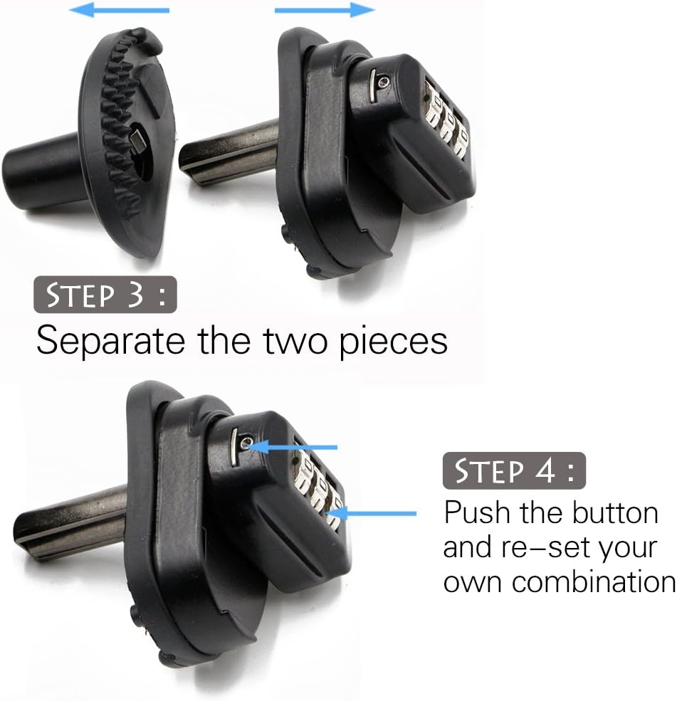RioRand Trigger Lock 3 Digit Combination Gun Lock Compatible with Pistols Handgun Rifles Bb Gun Shotguns