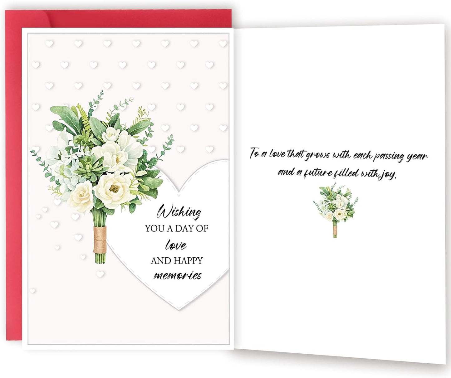 OJsensai Cute Wedding Card, Funny Engagement New Card for girlfriend boyfriend, Comfort Wedding Decoration Gifts from Husband Wife, Happy Valentine's Day