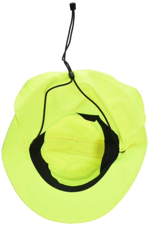 Dickies Men's Full Brim Ripstop Boonie Hat with Neck Shade, NEON Yellow, AL