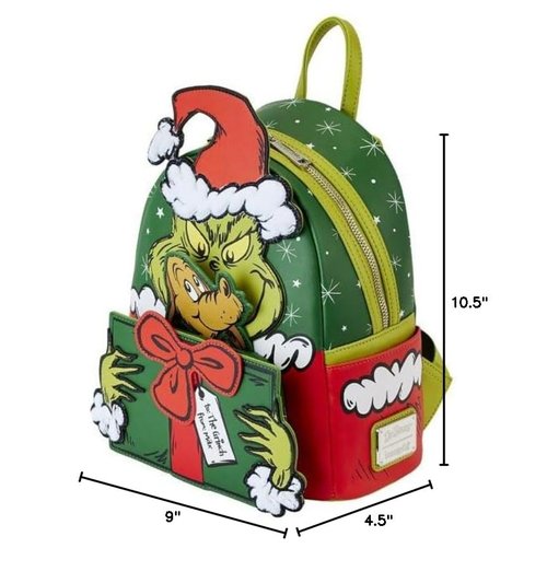 Loungefly Dr. Seuss' How the Grinch Stole Christmas! Santa Cosplay Mini Backpack