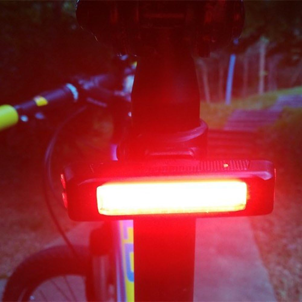 Superdream Waterproof Rear Bike Light USB Rechargeable, LED Bicycle Tail Light for Cycling Safety Flashlight