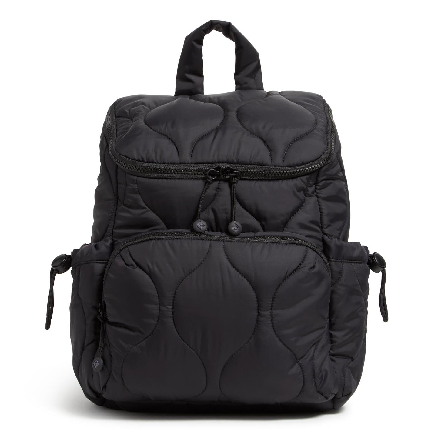 Vera Bradley Women's Featherweight Backpack Bookbag, Black, One Size