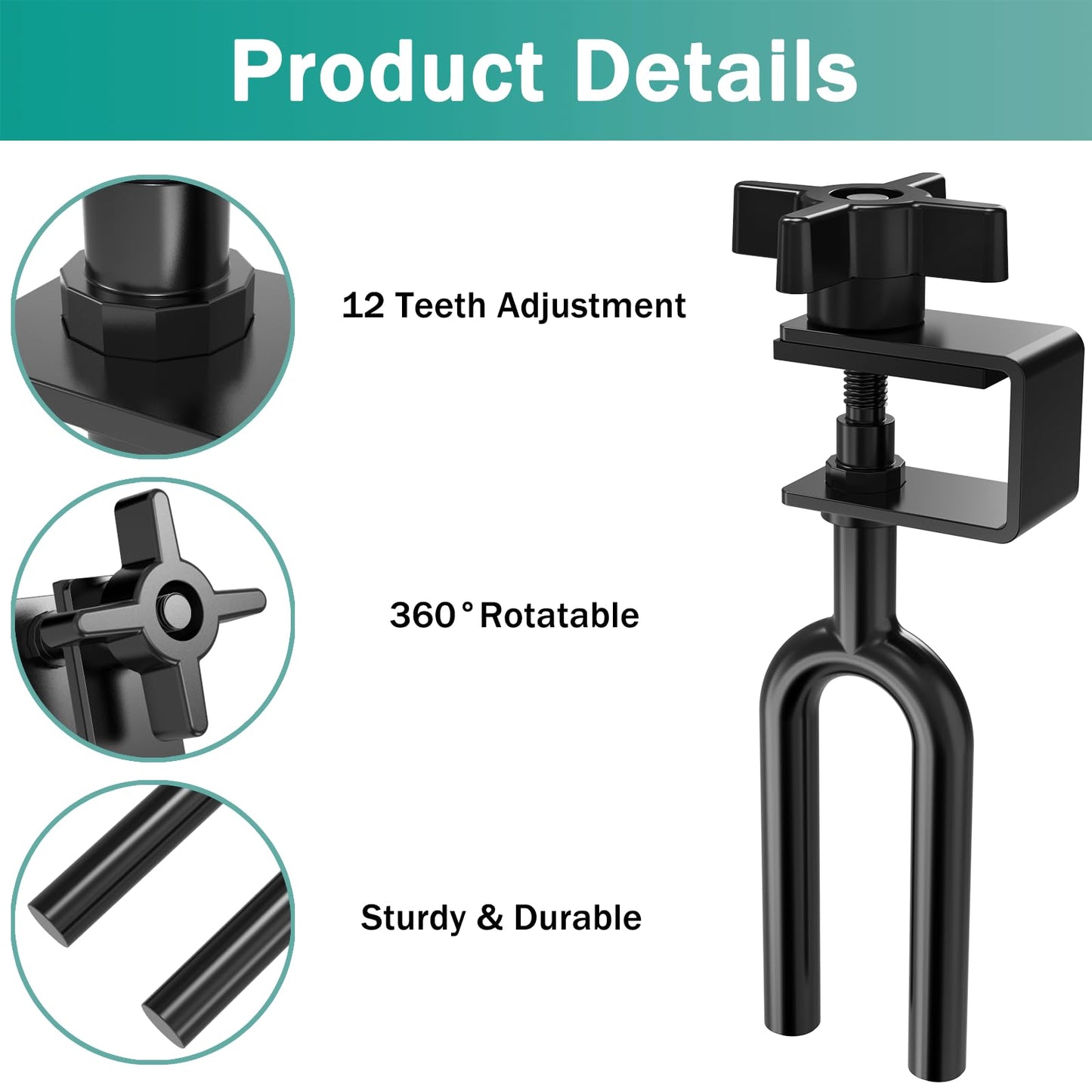 Fixirons Tree Stand Bow Holder Adjustable Hunting Bow Holder, Bow Holder for Tree Stand, TreeStand Bow Holder Treestand Bow Rest for Outdoor Hunting Gear(1 Pcs)