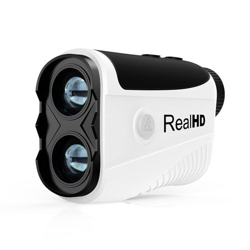 Real HD Golf Rangefinder with Slope, 1,200 Yards Range Finder Golf, 7X Magnification with Magnet, Flag Lock Vibration, Rechargeable Laser Rangefinder for Hunting