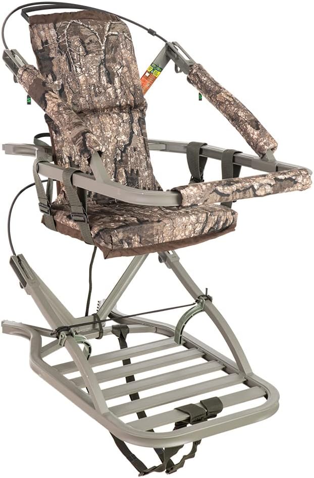 Viper SD Climbing Treestand by Summit Treestands - Lightweight Camo Design