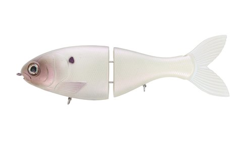 BUCCA BRAND 6" Trick SHAD / 1-5/8 OZ / 1 Pack/Pearl Bone