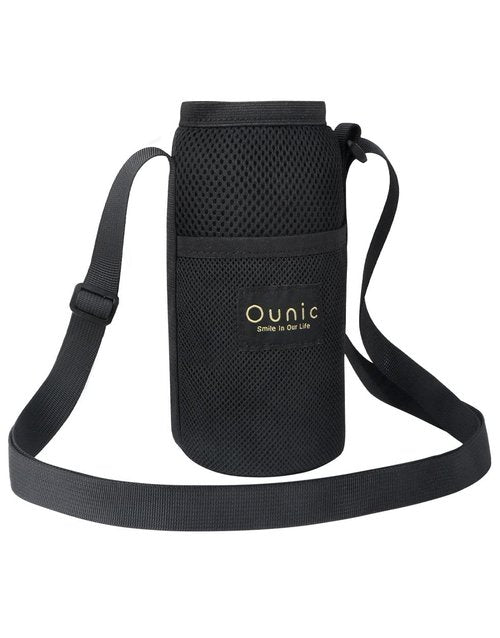 Ounic Water Bottle Holder With Strap for 12-20 oz Bottles, Adjustable Carrier Bag Suitable for Hiking, Travelling, Mountaineering, Walking, Beach Vacation