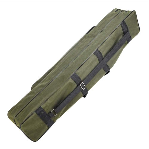 Conskyee Fishing Rod Case, Portable Foldable Fishing Pole Bag,Double Layer Large Capacity Oxford Fishing Travel Storage Bag (80cm/2.62ft)