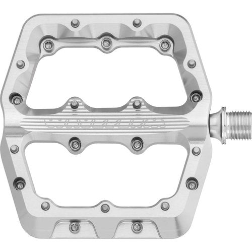 Wolf Tooth Waveform Aluminum Pedals - Small - Raw Silver