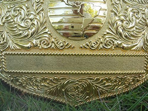 Adult Replica Big Gold Wrestling Championship Belt Title