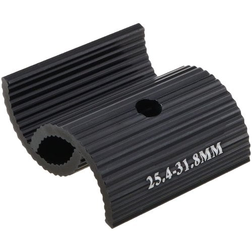 heyous 1 Pair Black 25.4 to 31.8MM Cycling Parts Components Bike Handlebar Shim Bicycle Handlebar Stem Shim Handle Bar Adapter Reducer Aluminum Alloy Clamp Spacer Conversion Shims