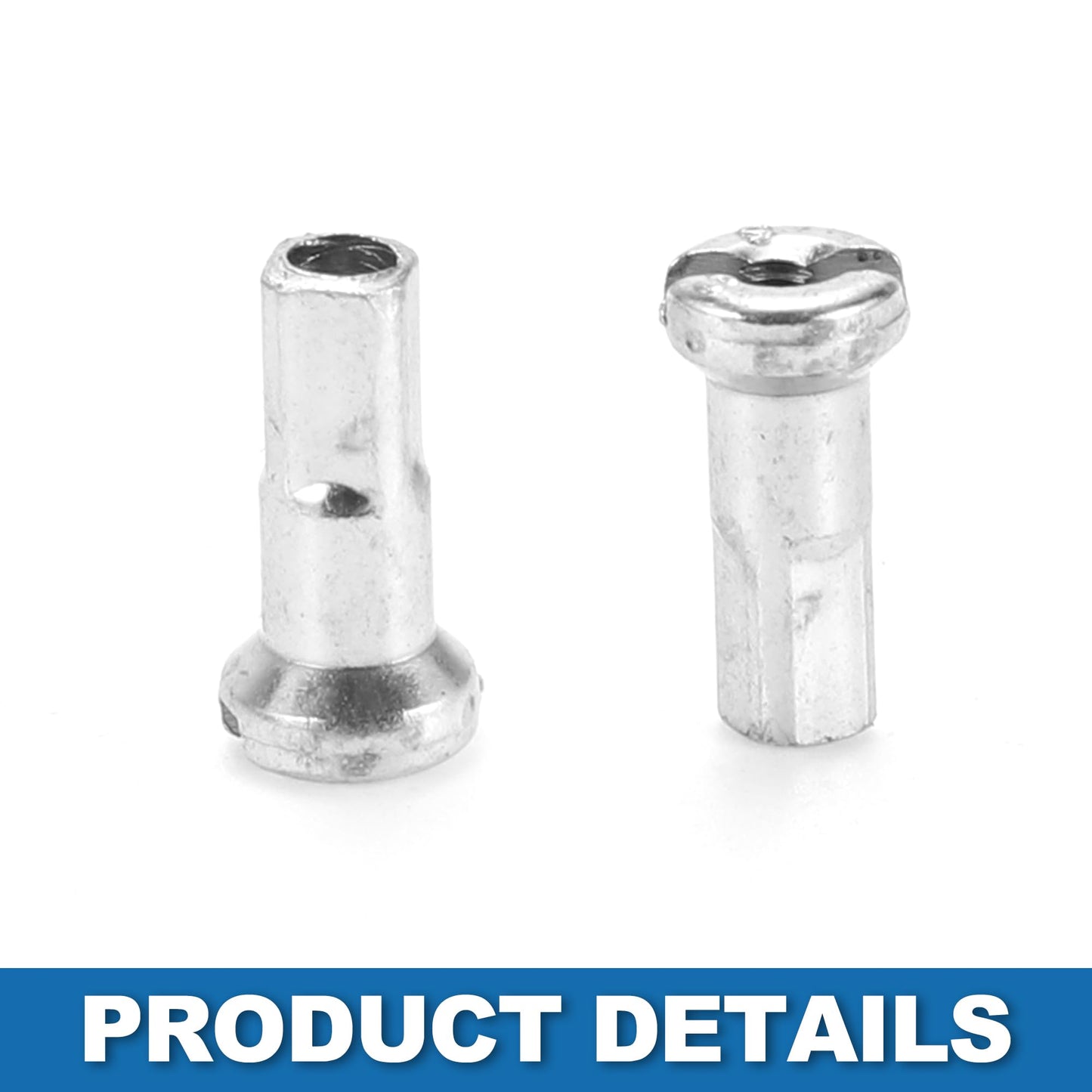 A ABSOPRO Bike Bicycle Spokes 14G 225MM Mountain Bike Spokes Carbon Steel Silver Tone 36Pcs